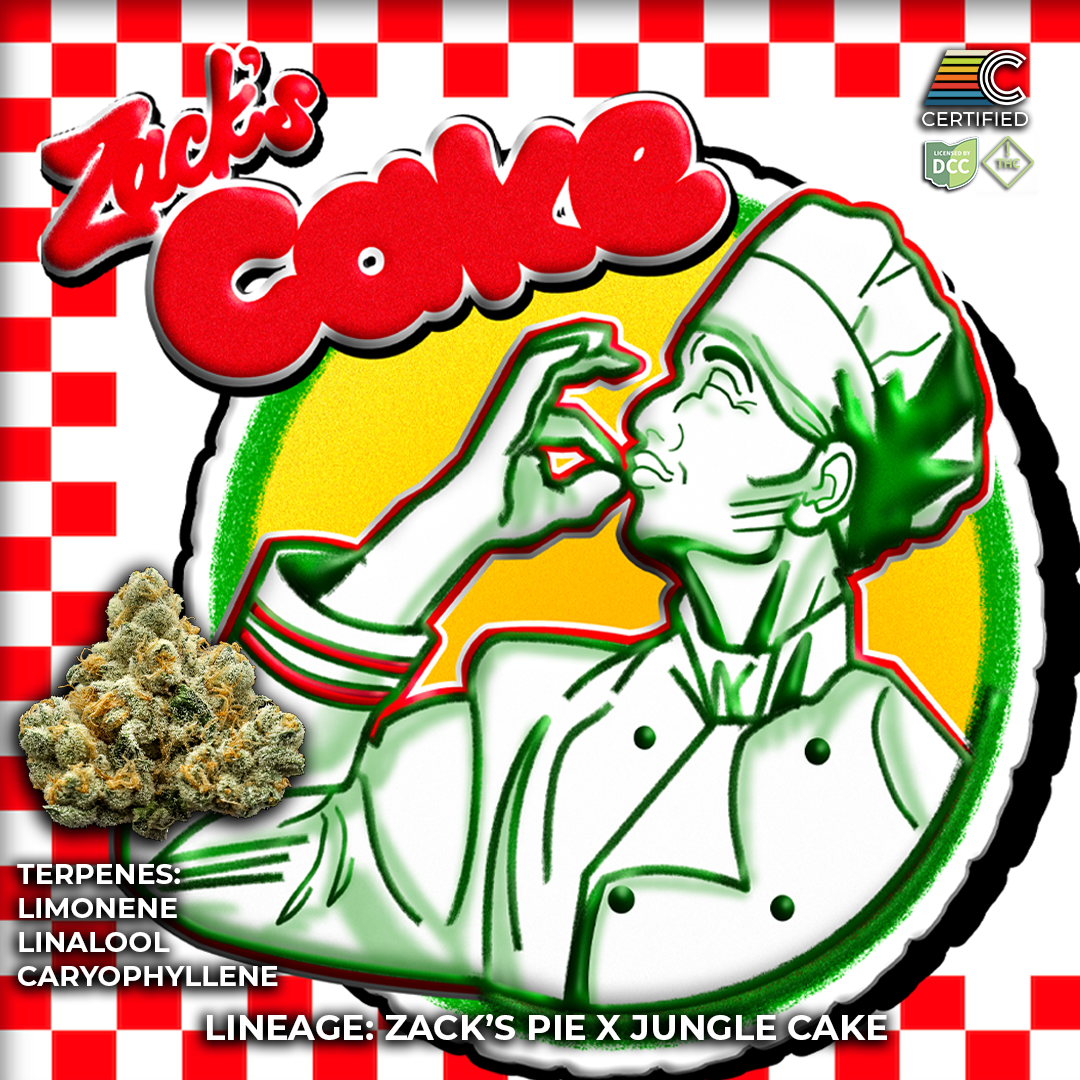Zack's Cake Strain | Hybrid Cannabis Flower | CERTIFIED